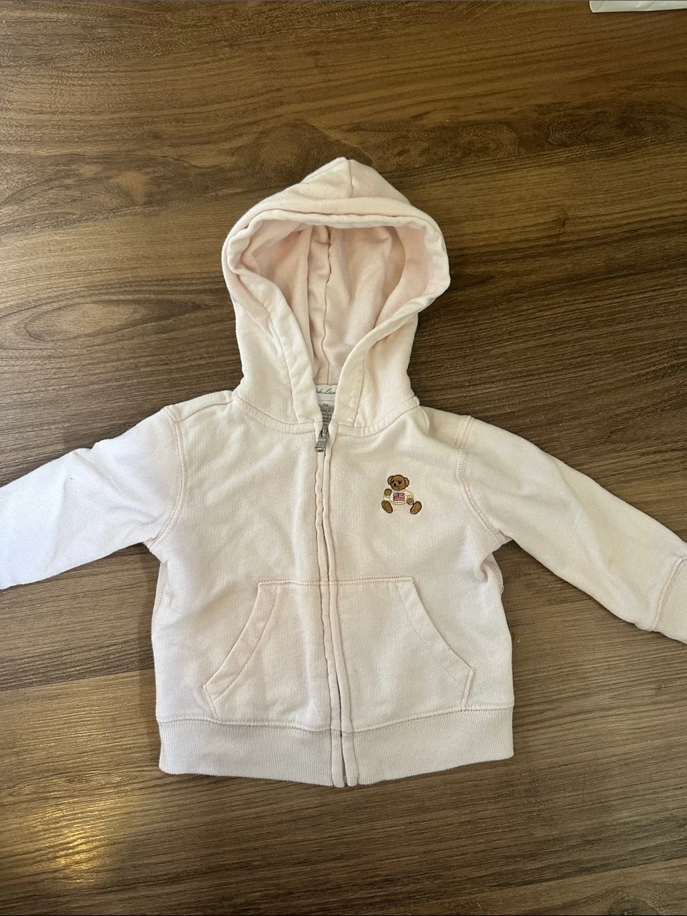 Ralph Lauren Baby 9 month sweat set (hoodie and joggers) in light pink